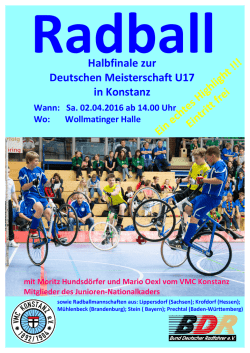 Halbfinale zur Deutschen Meisterschaft U17 in