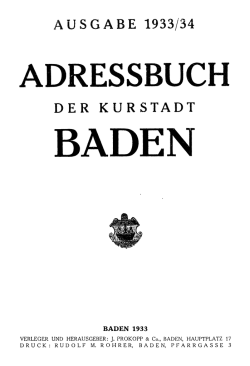 adressbuch - Findbuch