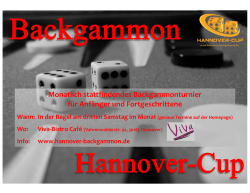 - Backgammon Hannover