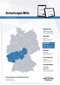 Region Mitte - FAZ Media Solutions