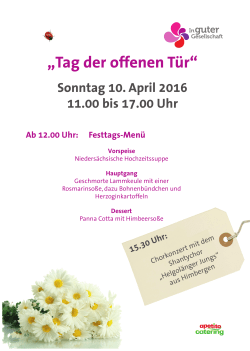 Tag der offenen Tür - Senioren Residenz Uelzen