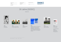 30 Jahre [GGSC] - Gaßner, Groth, Siederer & Coll.