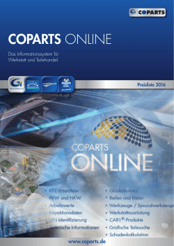 coparts online - Dederichs GmbH