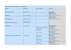 Verteilung der Aufgaben (pdf | 18 KByte)