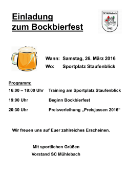 Einladung