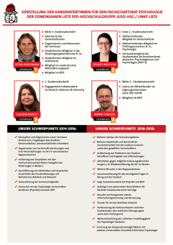 Hochschulgruppe &ndash; Juso HSG und Linke Liste - fernuni