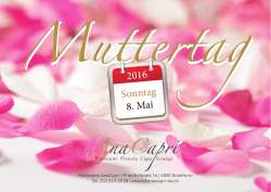Muttertag - Ana Capri Solothurn