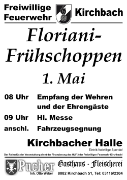 8082 Kirchbach 51, Tel: 03116/2304
