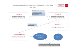 Integration von Fl&uuml;chtlingen ins Fachstudium &ndash; Der Weg am ISSK