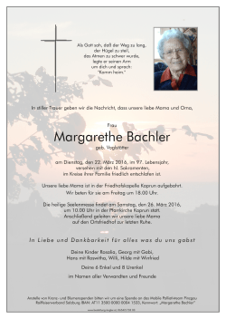 Bachler Margarethe22.03.2016
