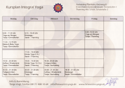 - Bewusstes Yoga
