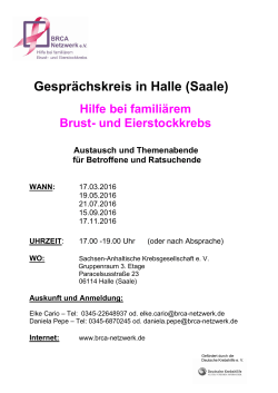 Gesprächskreis in Halle (Saale)