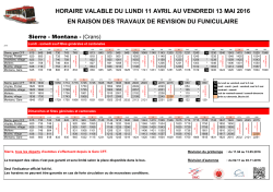 Horaire revision 11.04 - 13.05.16 par direction