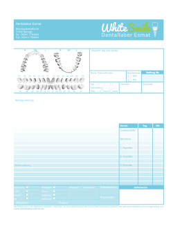 Auftragszettel - Dentallabor Esmat