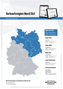 Region Nord/Ost - FAZ Media Solutions