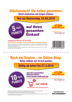 Gl&uuml;ckwunsch! Sie haben gewonnen. Noch ein Gewinn &ndash; im