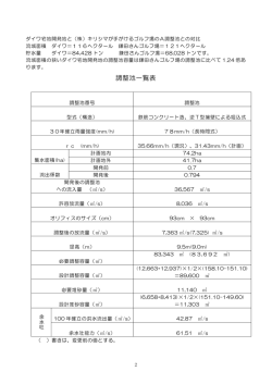 調整池計算書
