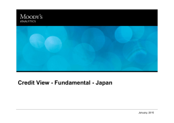 Credit View - Fundamental - Japan