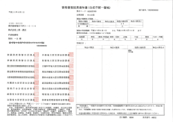 資格審査結果通知書 く全省庁統一資格)