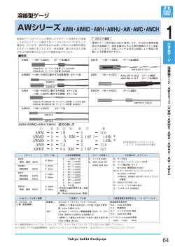 AWシリーズ溶接型ゲージ/ゲージ取付器PDF