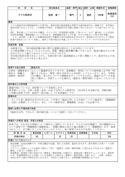 マクロ経済学