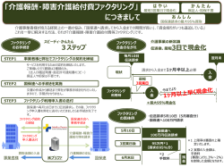 （訓練等給付金）のファクタリング業務を開始しました。