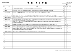 ブックトーク テーマ一覧 - tac