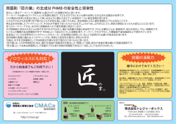 匠の業 - 株式会社トレジャーボックス
