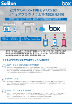 共同カタログ - ソリトンシステムズ