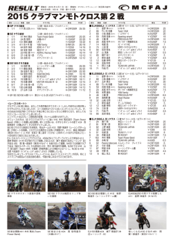 レースリポート&リザルト一覧表