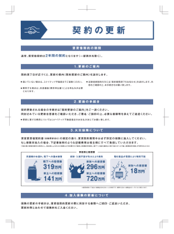 契約の更新・解除 - ユナイテッド不動産