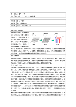リソグラフィー