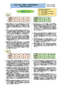 学習面 - 坂井市立春江中学校