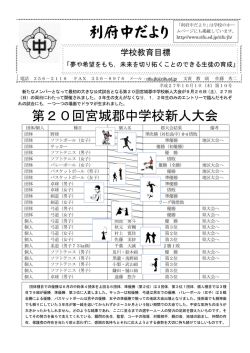 学校だより 第10号