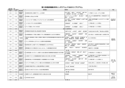 講演プログラム - 傾斜機能材料研究会