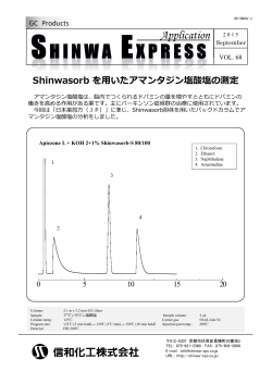 [Vol.68] Shinwasorb を用いたアマンタジン塩酸塩
