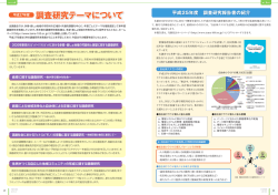 調査研究テーマについて - 公益財団法人 東京市町村自治調査会