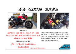 GSR750 カスタム