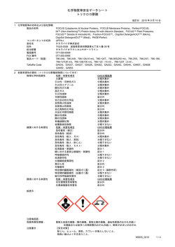 化学物質等安全データシート トリクロロ酢酸