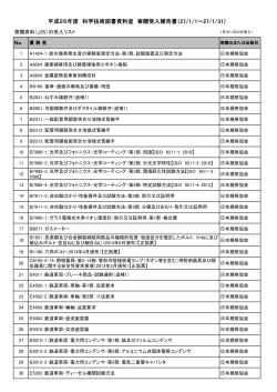 H27.1月JIS規格