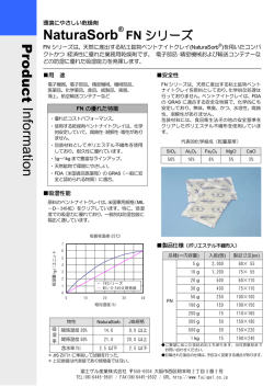 NaturaSorb P roduct Inform ation