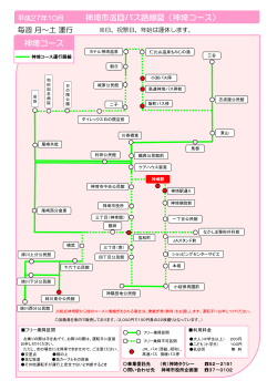 神埼市巡回バス路線図（神埼コース） 神埼コース