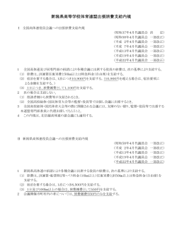 7 新潟県高等学校体育連盟出張旅費支給内規