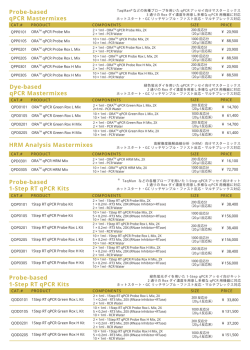 highQu 製品ラインナップ・価格一覧表