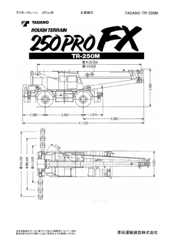 TADANO TR-250M 澤田運輸建設株式会社