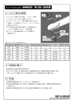 Instruction manual for SRM2