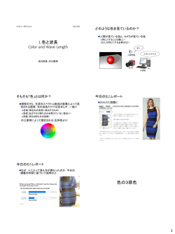 色と波長