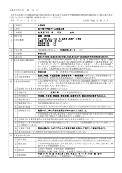 年 月 日 会津坂下町長 齋 藤 文 英 失格基準価格 電話番号 0242－84