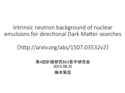 Intrinsic neutron background of nuclear emulsions for directional
