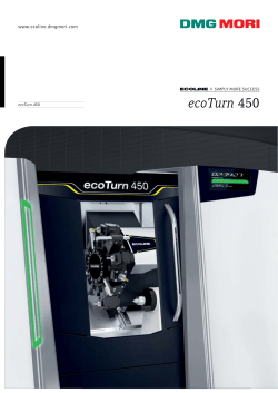 ecoTurn 450 - DMG MORI 製品情報サイト